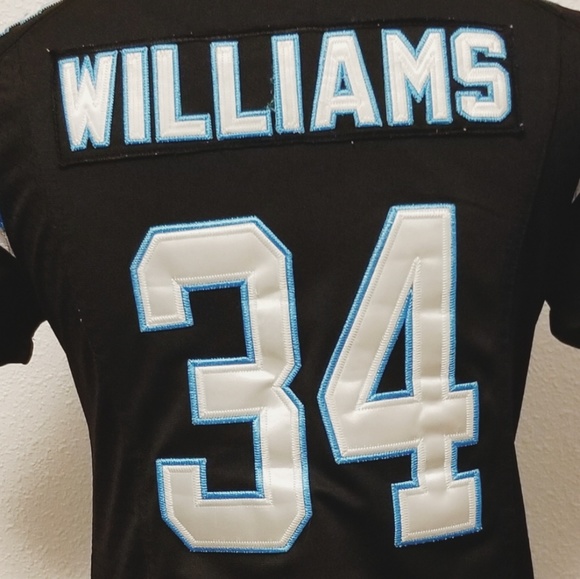 NIKE PANTHER WILLIAMS BLACK GAME JERSEY - Picture 7 of 8